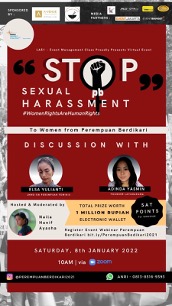 STOP SEXUAL HARRASMENT: LAWAN SEGALA BENTUK KEKERASAN TERHADAP ...